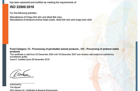 CERT- ISO -until 12-2027