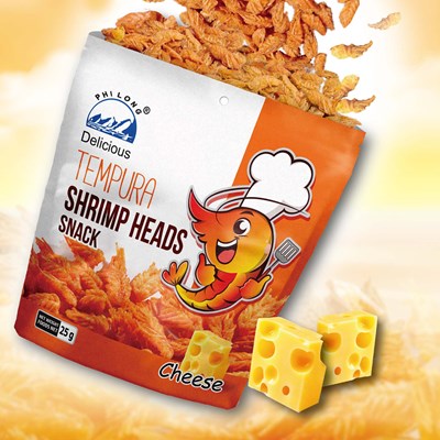 TEMPURA SHRIMP HEADS - CHEESE (25gr)
