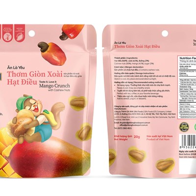 Thơm giòn Xoài hạt đều