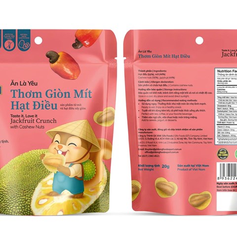 Thơm giòn mít hạt đều