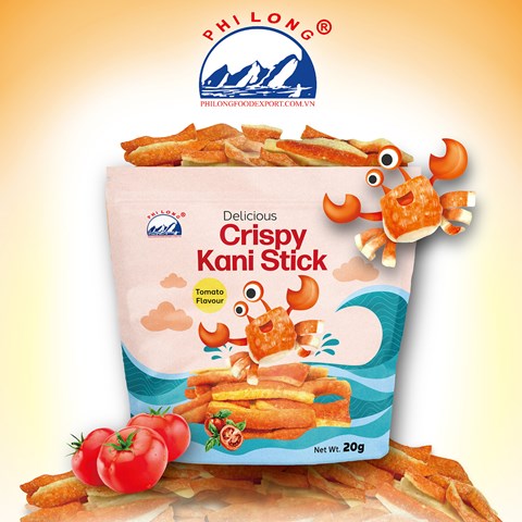 Thanh cua chiên giòn vị cà chua (50gr - 30gr - 20gr)