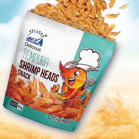 TEMPURA SHRIMP HEADS - ORIGINAL  (25gr)