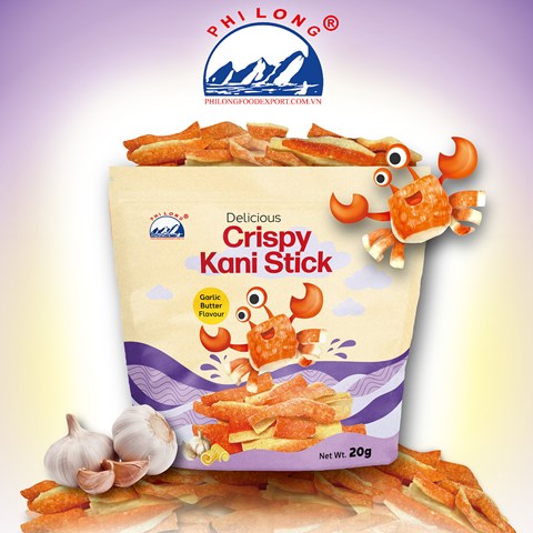 Thanh cua chiên giòn vị bơ tỏi (50gr - 30gr - 20gr)